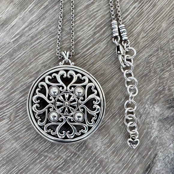 BRIGHTON Emma Pearl and Crystal Reversible Adjustable Necklace - Picture 7 of 10